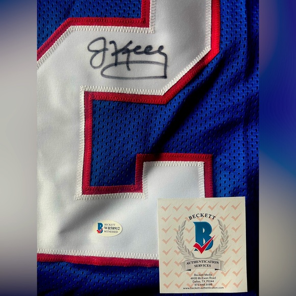 Jim Kelly Autographed Buffalo Bills Football Jersey – Beckett Certified - Picture 5 of 5